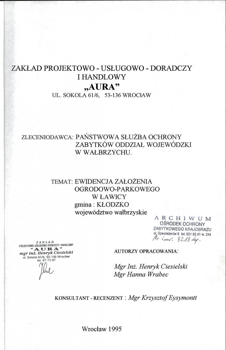 EP - Ewidencja parkowa, skan nr 3