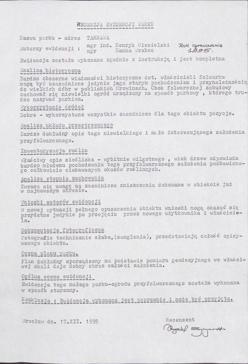 Ewidencja parkowa, skan nr 4