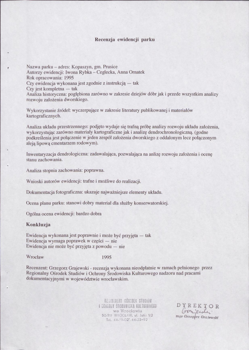 EP - Ewidencja parkowa, skan nr 4