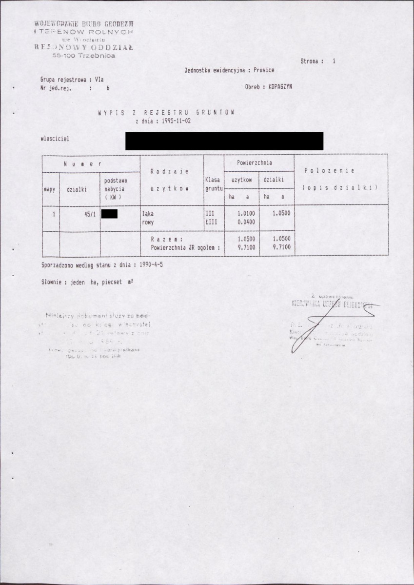 EP - Ewidencja parkowa, skan nr 14