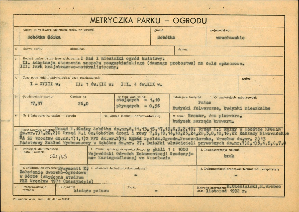 Ewidencja parkowa, skan nr 5