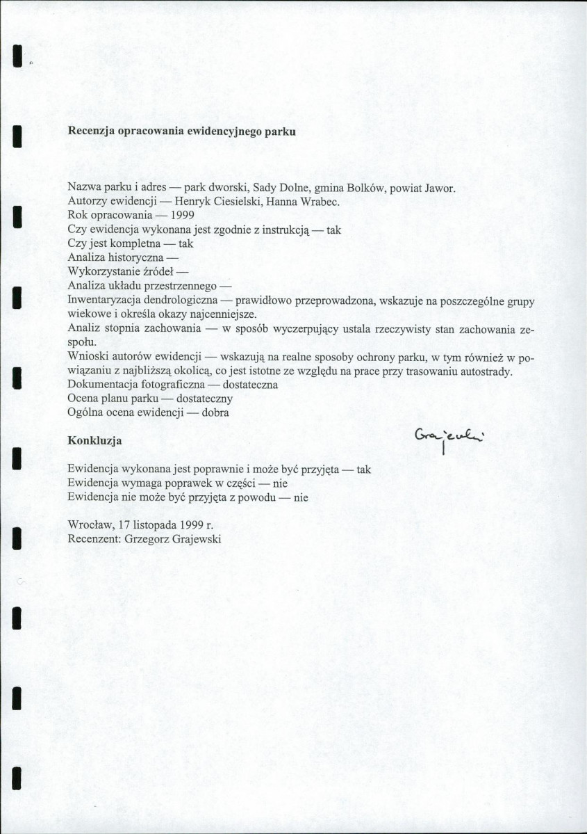 EP - Ewidencja parkowa, skan nr 3