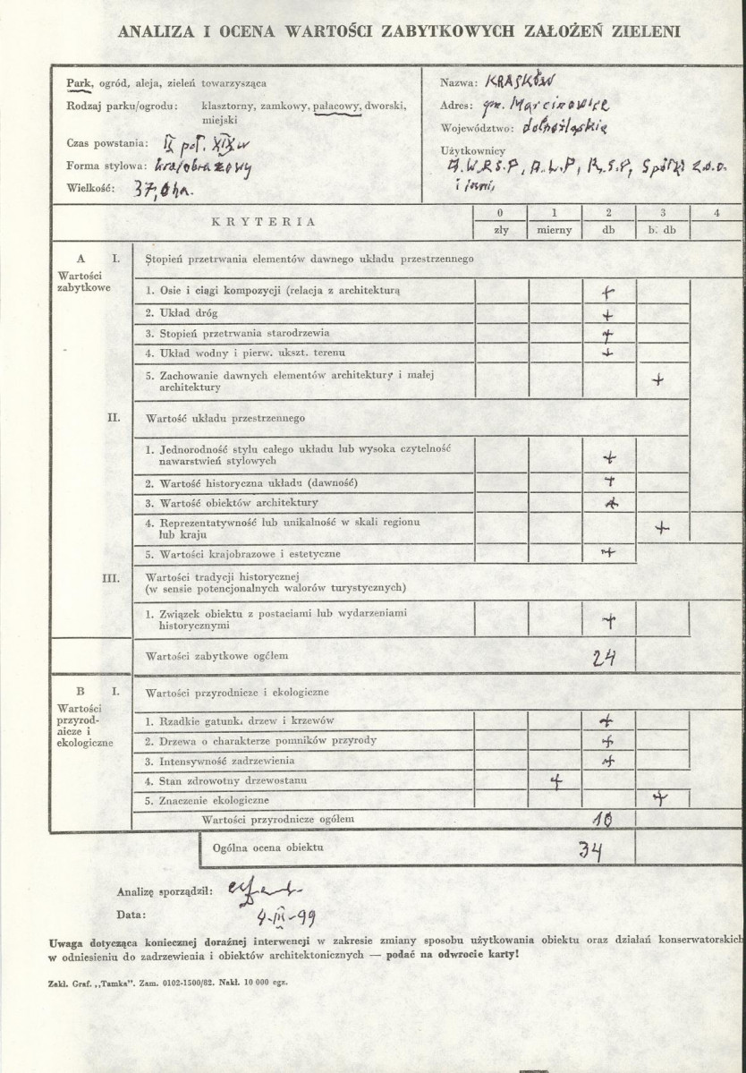 EP - Ewidencja parkowa, skan nr 3