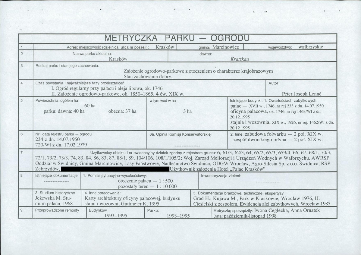 EP - Ewidencja parkowa, skan nr 6