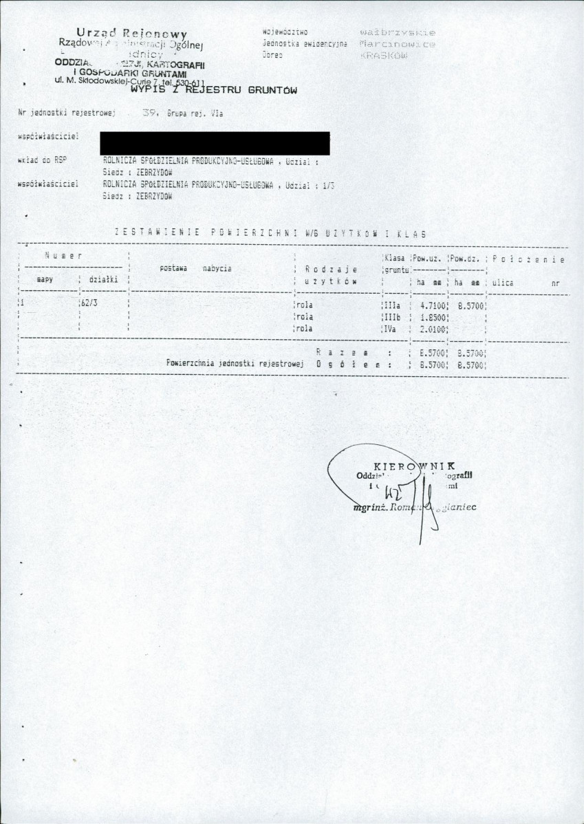 EP - Ewidencja parkowa, skan nr 9
