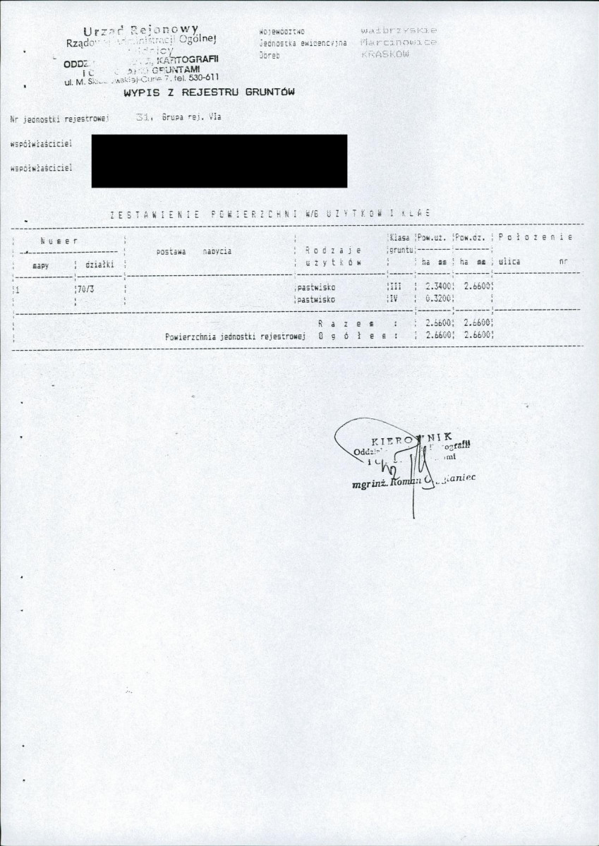 EP - Ewidencja parkowa, skan nr 11