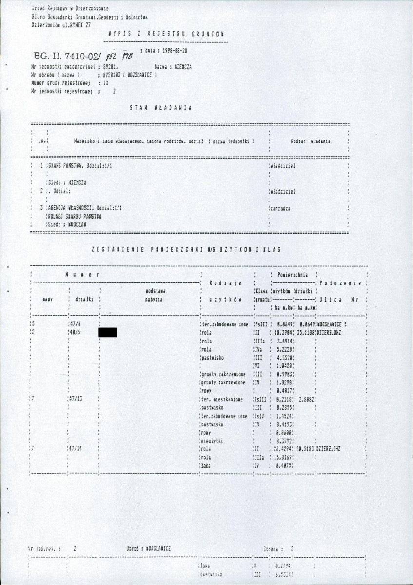 EP - Ewidencja parkowa, skan nr 10