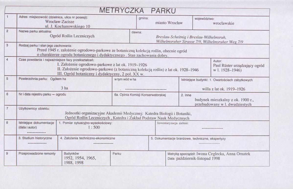 EP - Ewidencja parkowa, skan nr 6