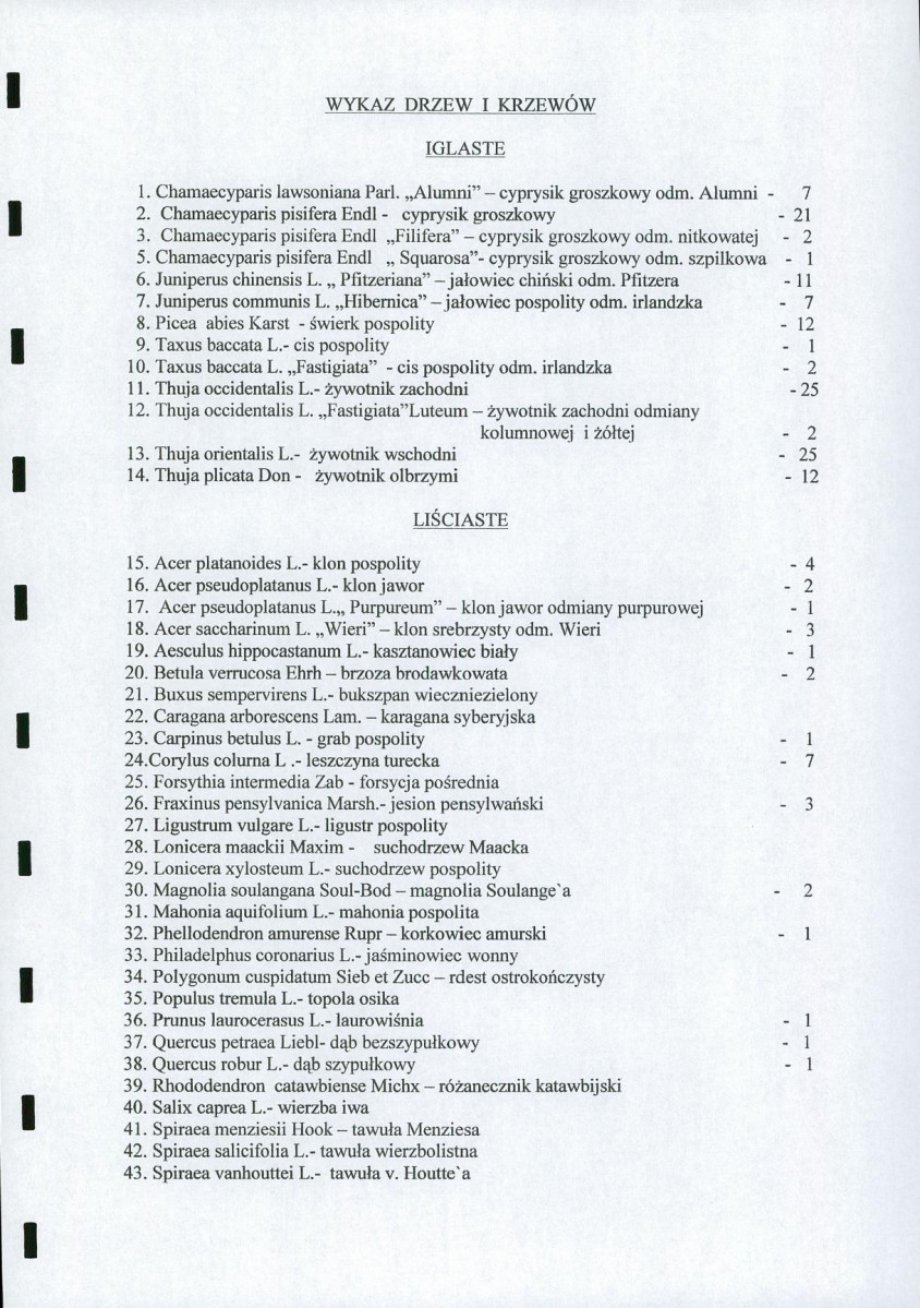 Ewidencja parkowa, skan nr 19