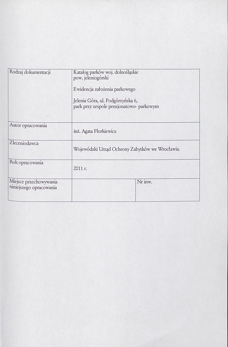Ewidencja parkowa, skan nr 2