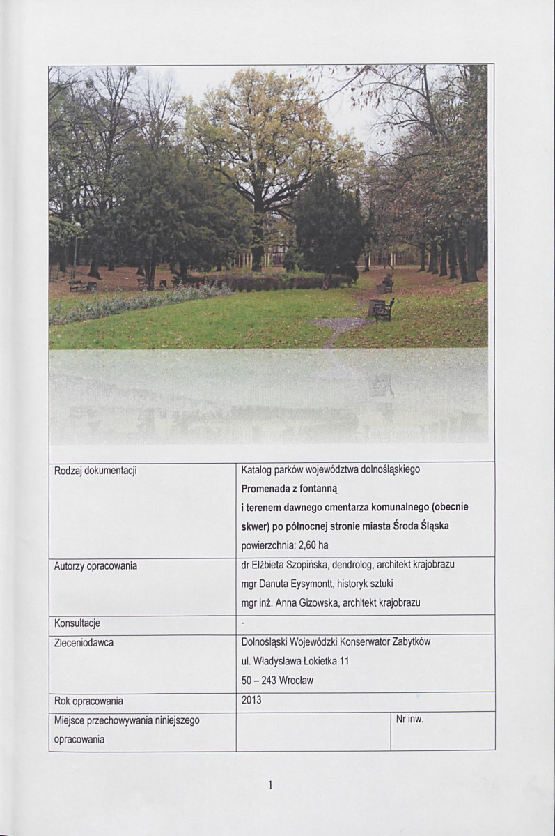 Ewidencja parkowa, skan nr 2