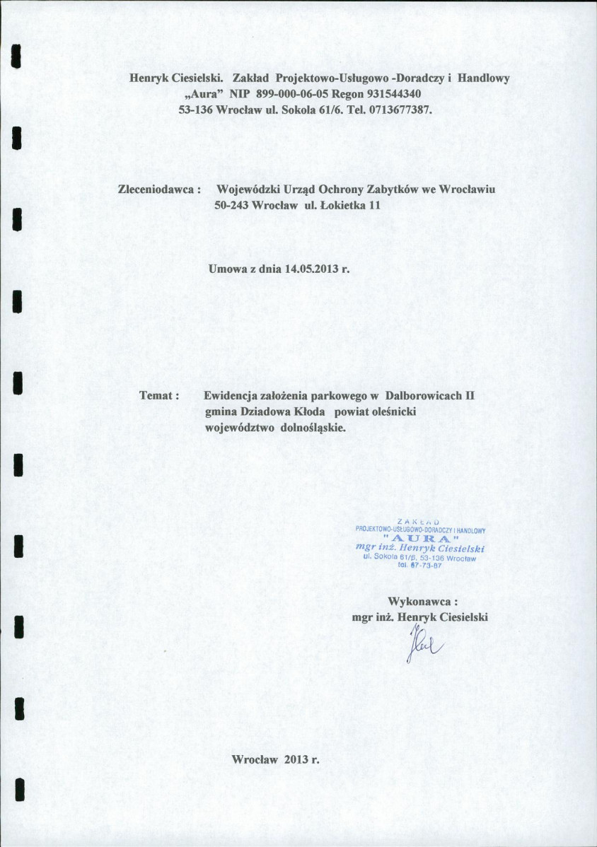 EP - Ewidencja parkowa, skan nr 2