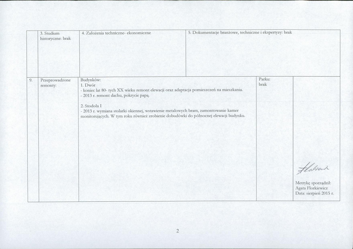 EP - Ewidencja parkowa, skan nr 4