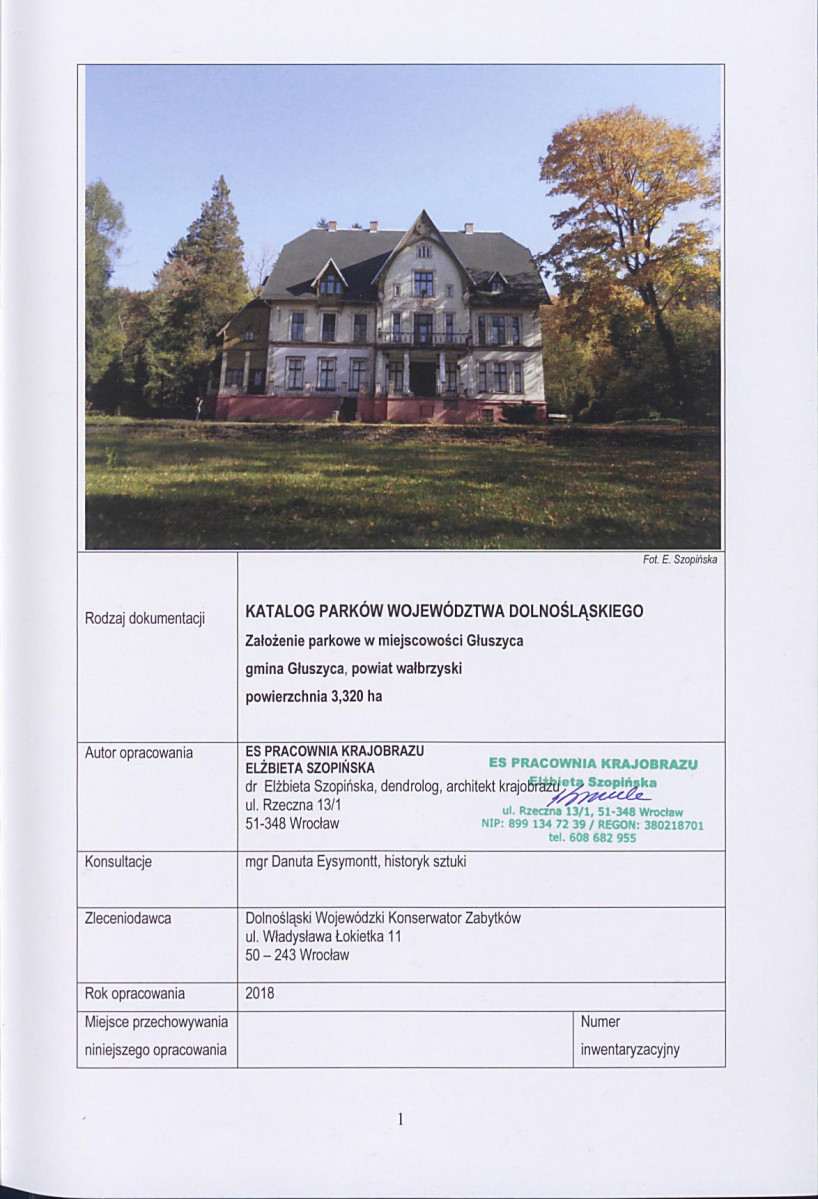 Ewidencja parkowa, skan nr 2