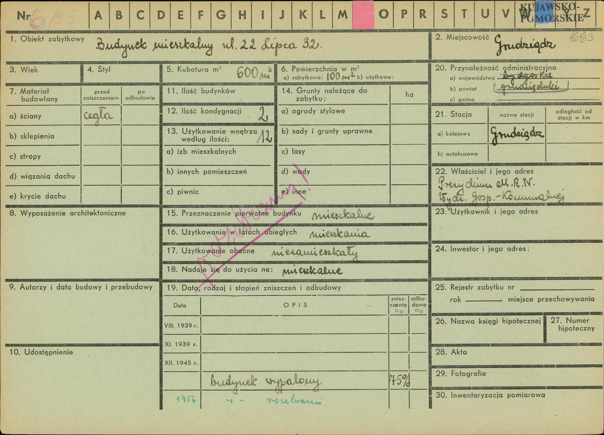 KZ - Karta zielona, skan nr 1