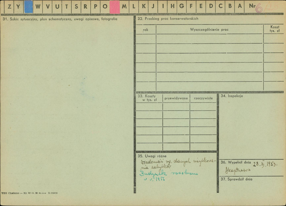 KZ - Karta zielona, skan nr 2