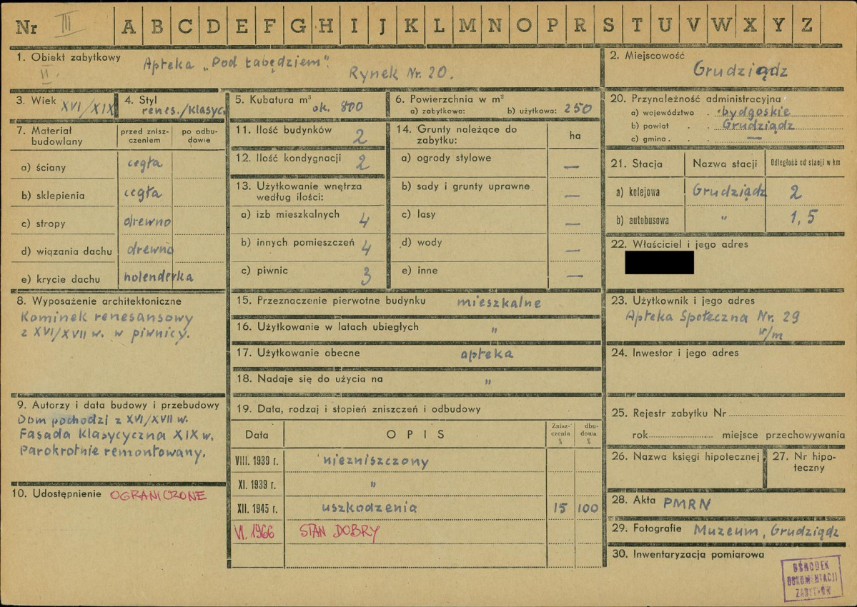 KZ - Karta zielona, skan nr 1