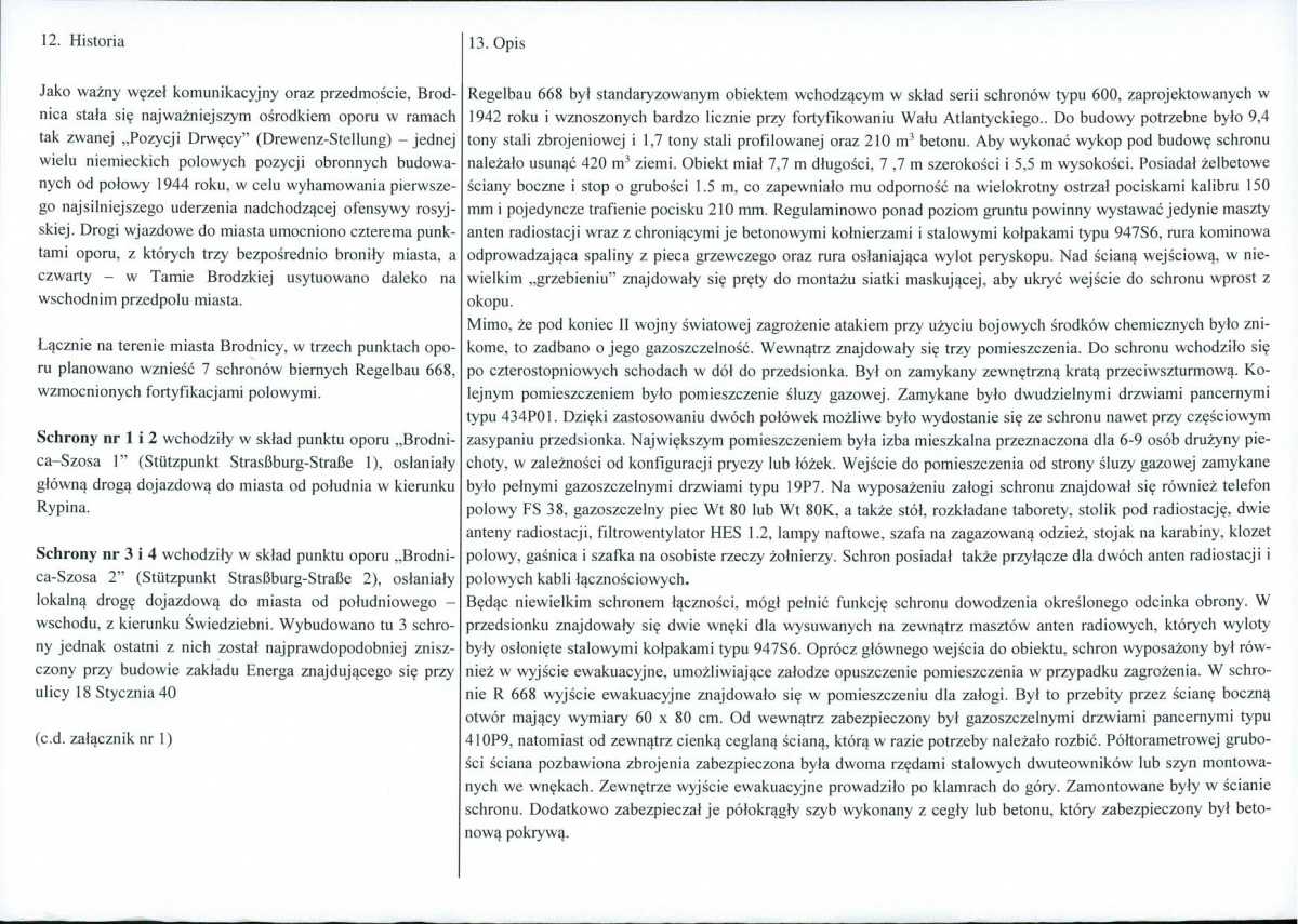 KEZN - Karta obiektu niewpisanego do rejestru, skan nr 2