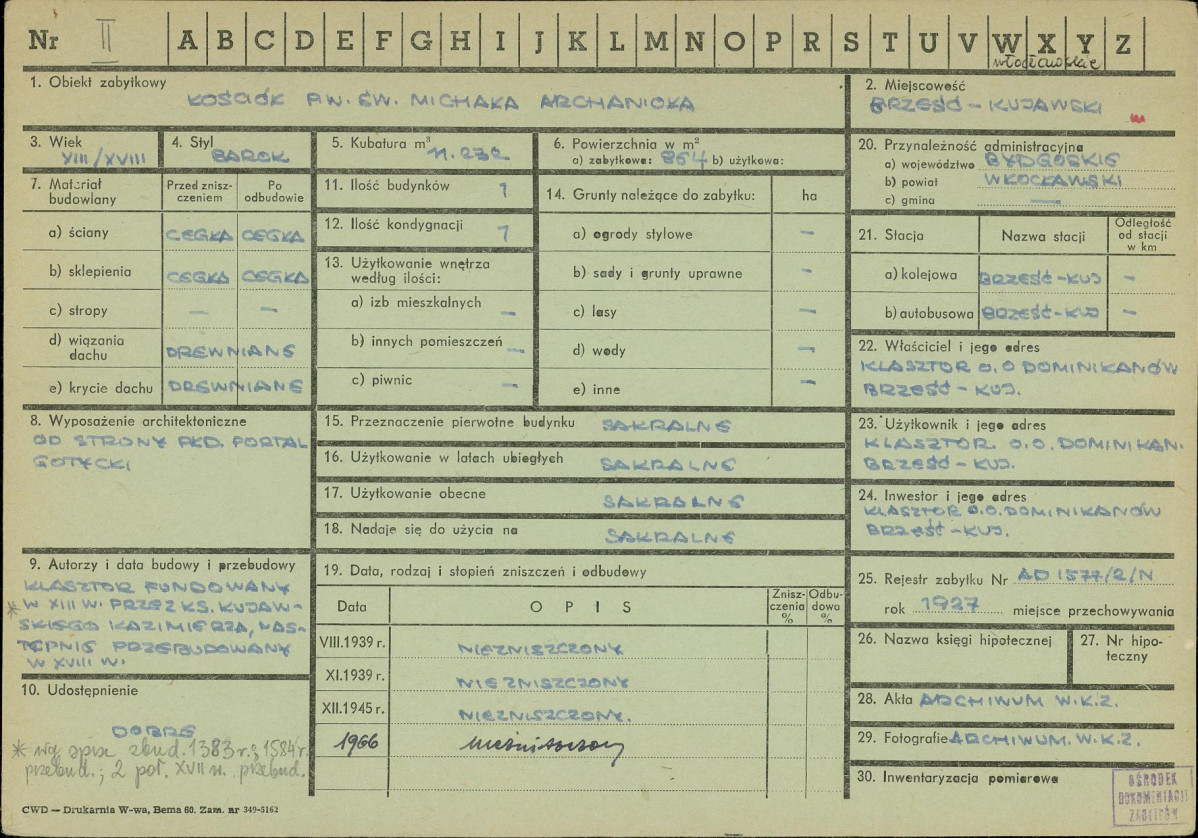 KZ - Karta zielona, skan nr 1