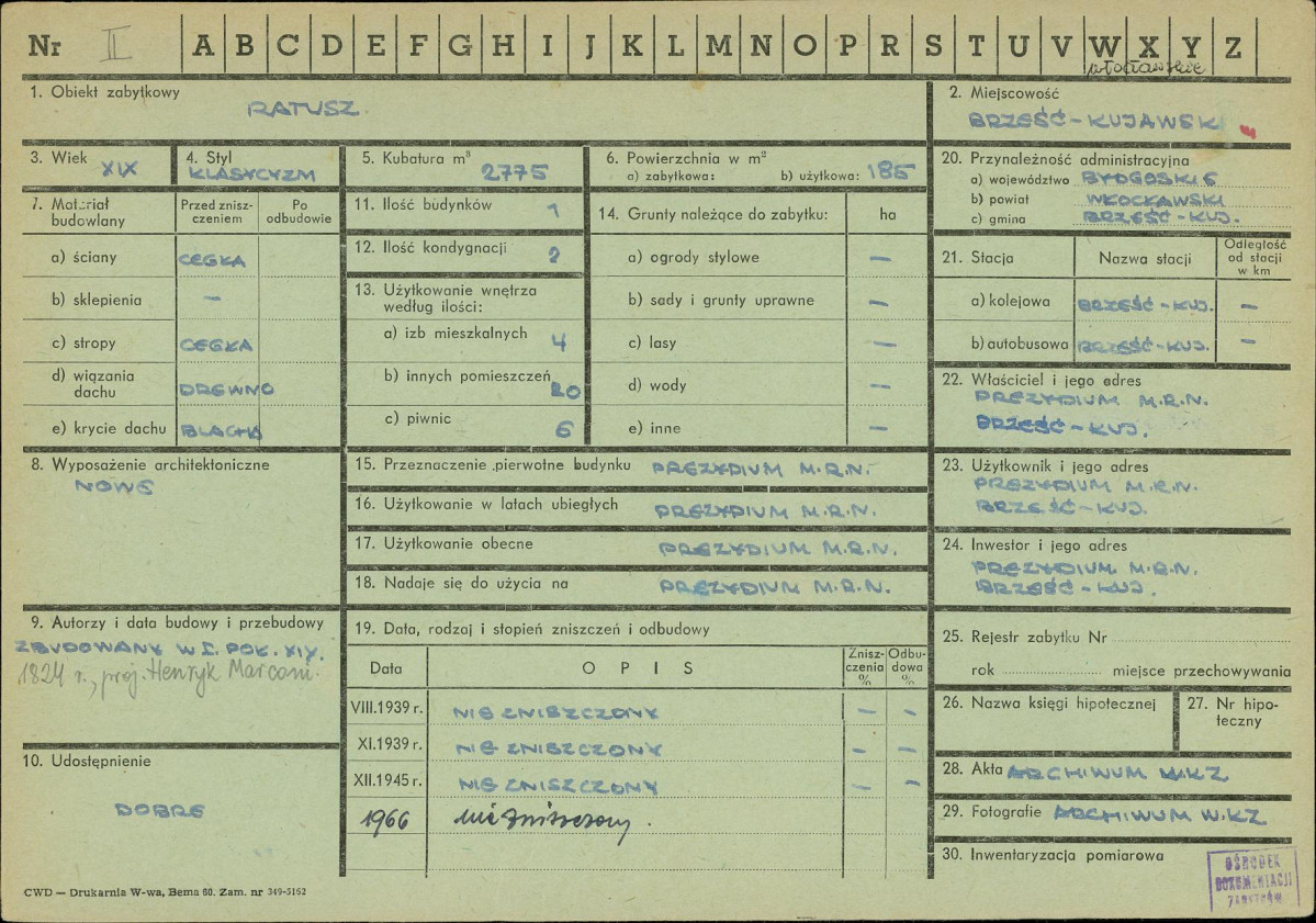 KZ - Karta zielona, skan nr 1