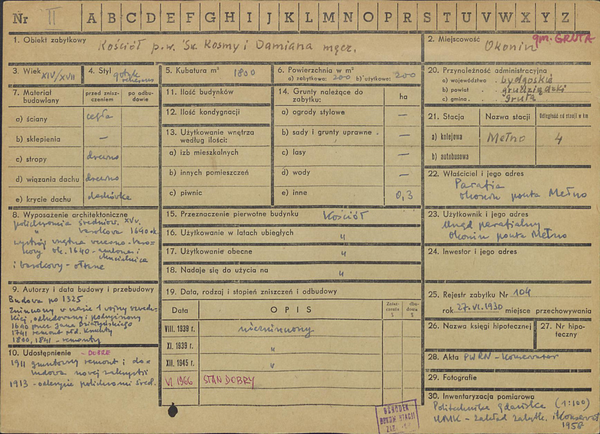 KZ - Karta zielona, skan nr 1
