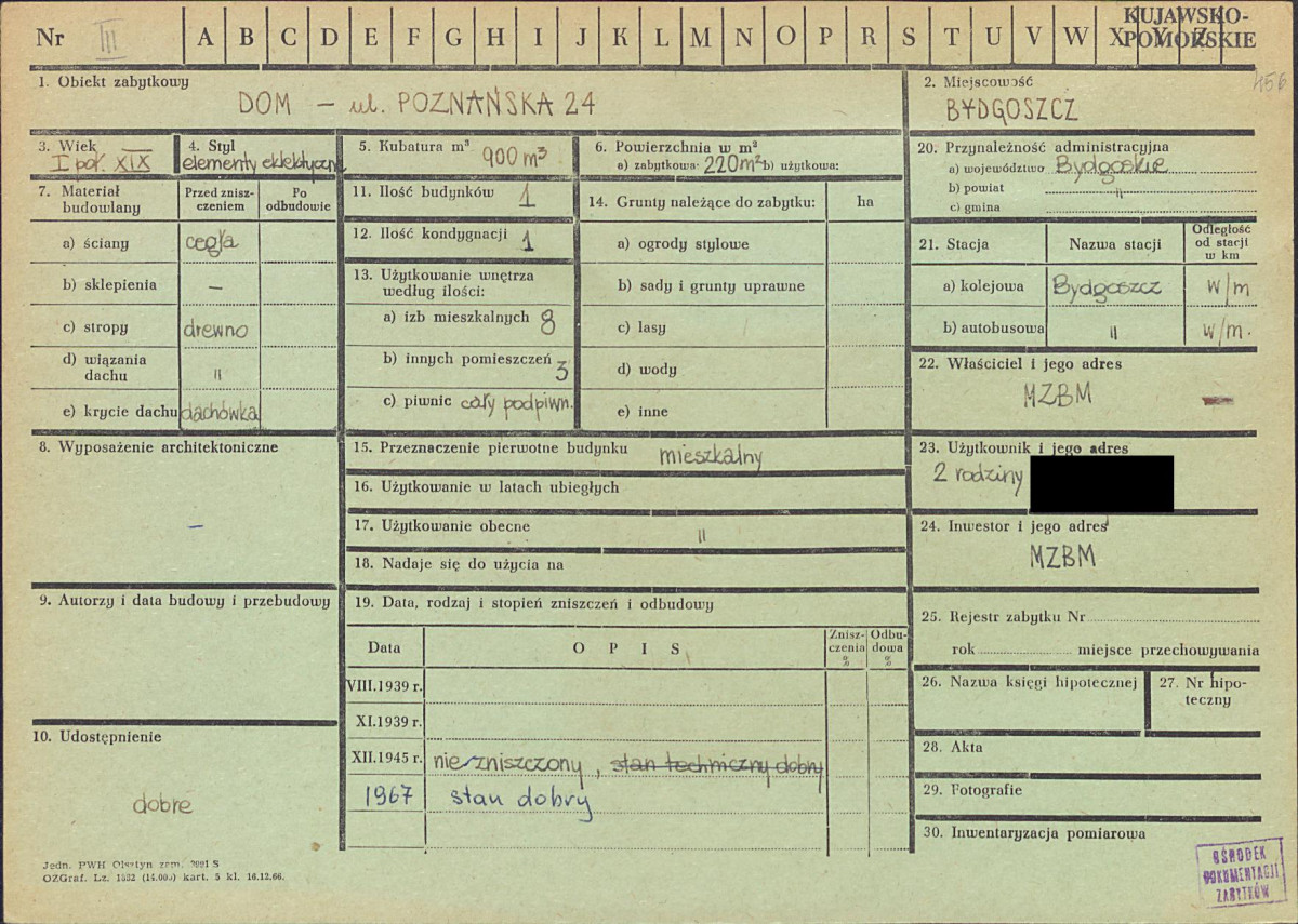 KZ - Karta zielona, skan nr 1