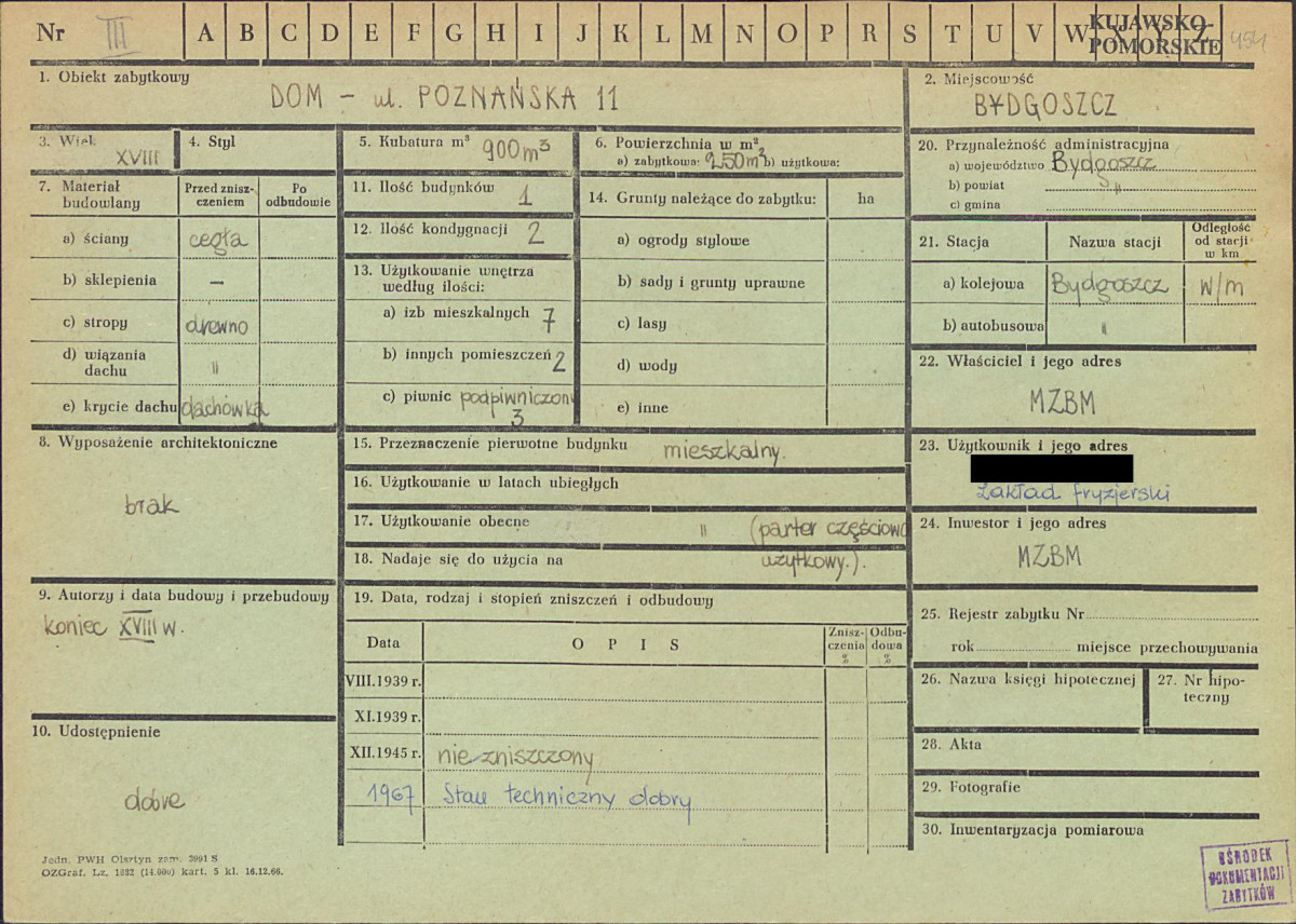KZ - Karta zielona, skan nr 1