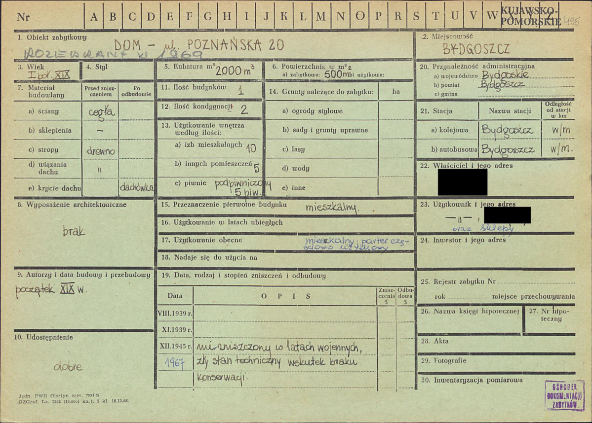 KZ - Karta zielona, skan nr 1