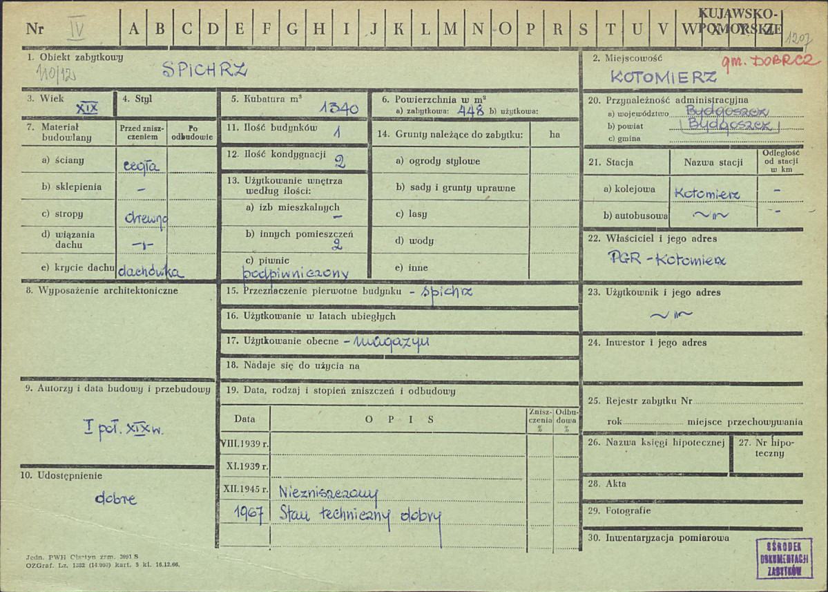 KZ - Karta zielona, skan nr 1