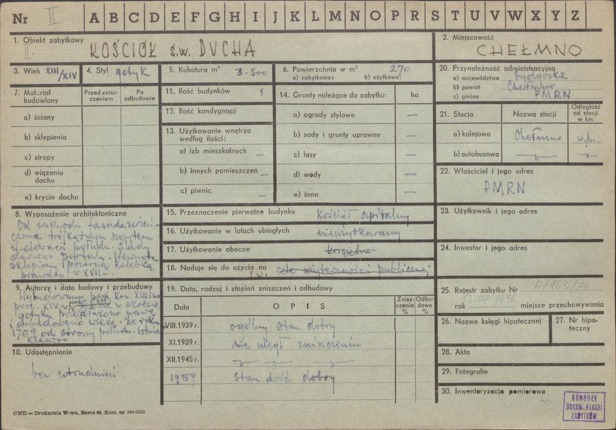 KZ - Karta zielona, skan nr 1