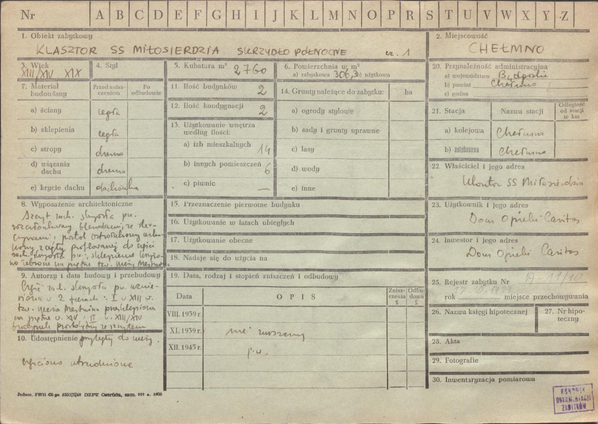 KZ - Karta zielona, skan nr 1