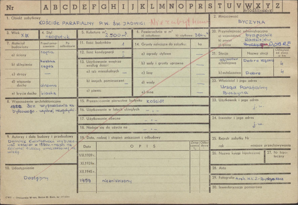 KZ - Karta zielona, skan nr 1