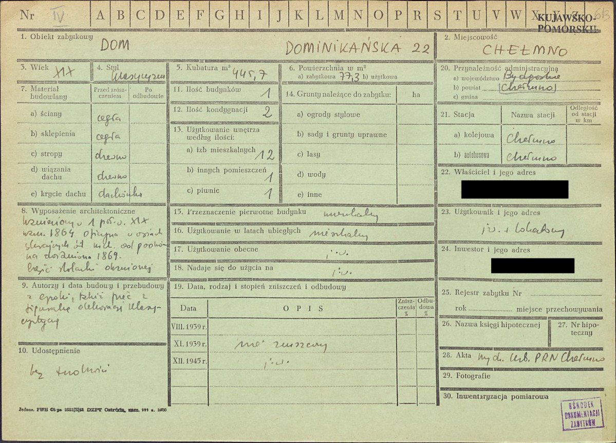 KZ - Karta zielona, skan nr 1