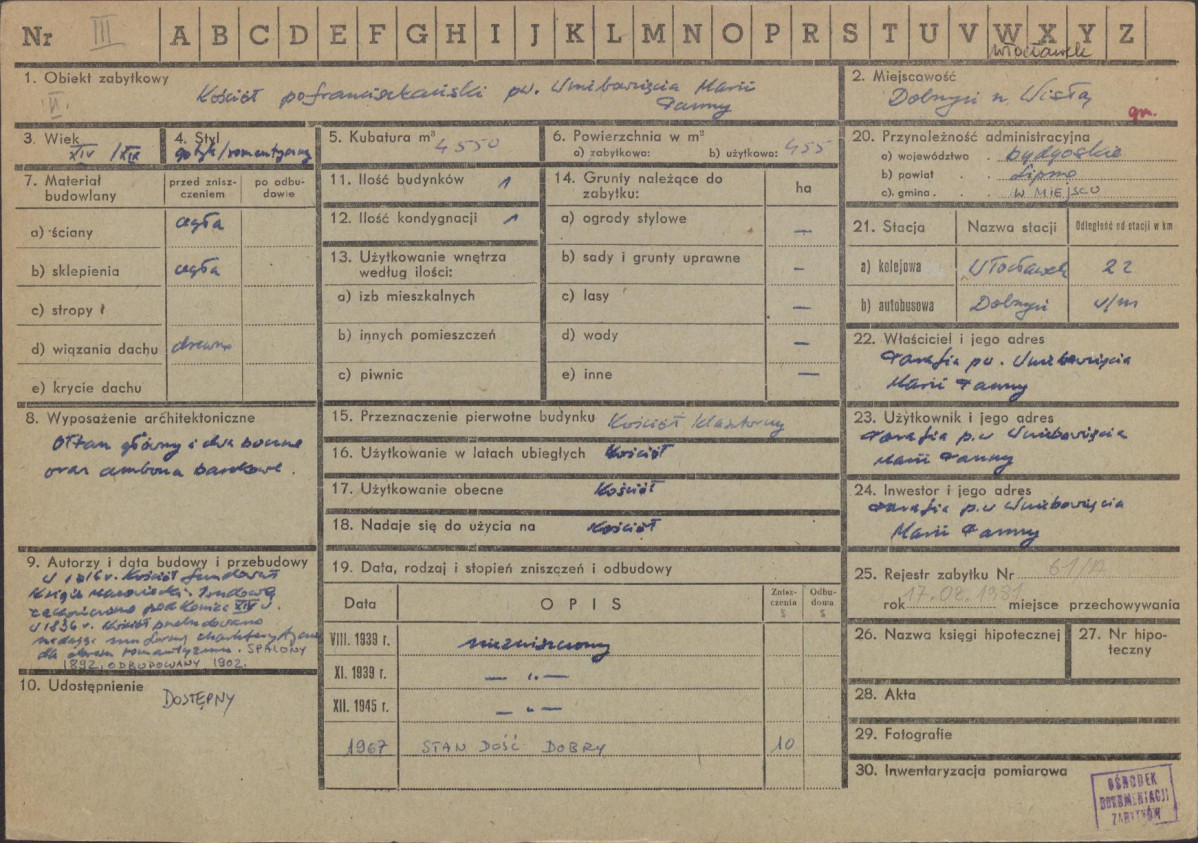 KZ - Karta zielona, skan nr 1