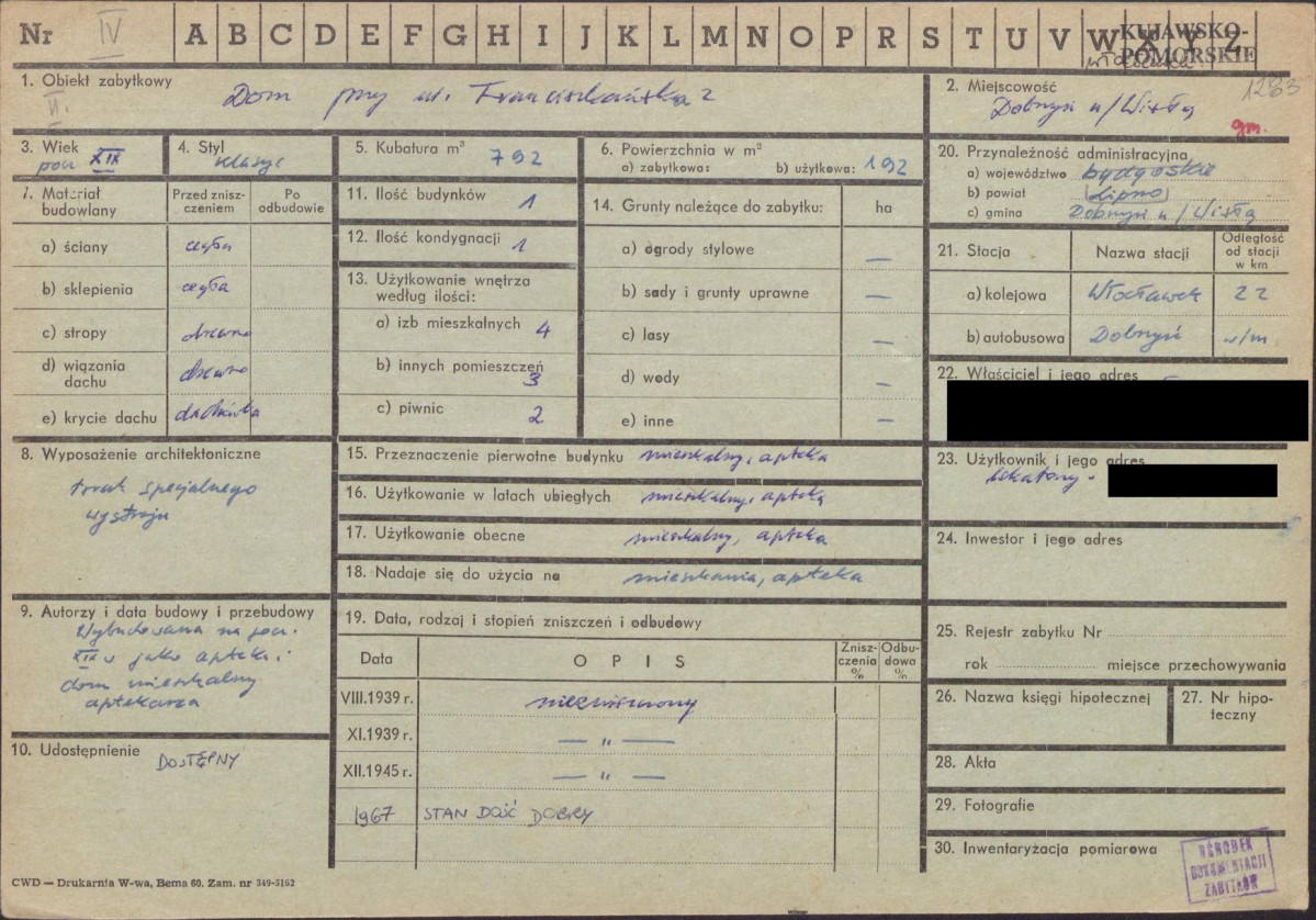 KZ - Karta zielona, skan nr 1