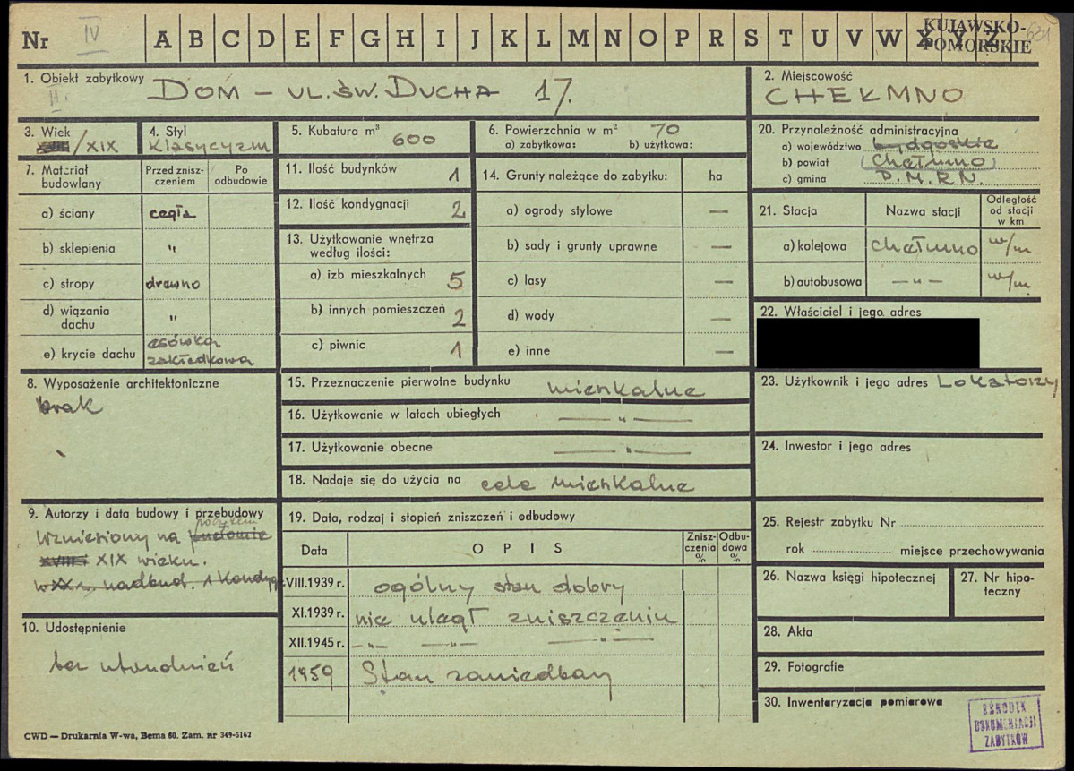 KZ - Karta zielona, skan nr 1