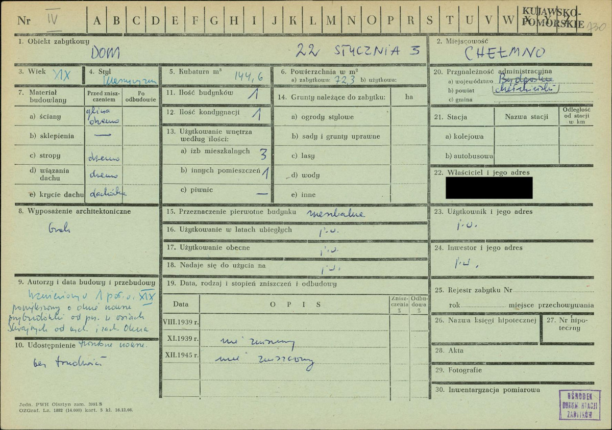 KZ - Karta zielona, skan nr 1