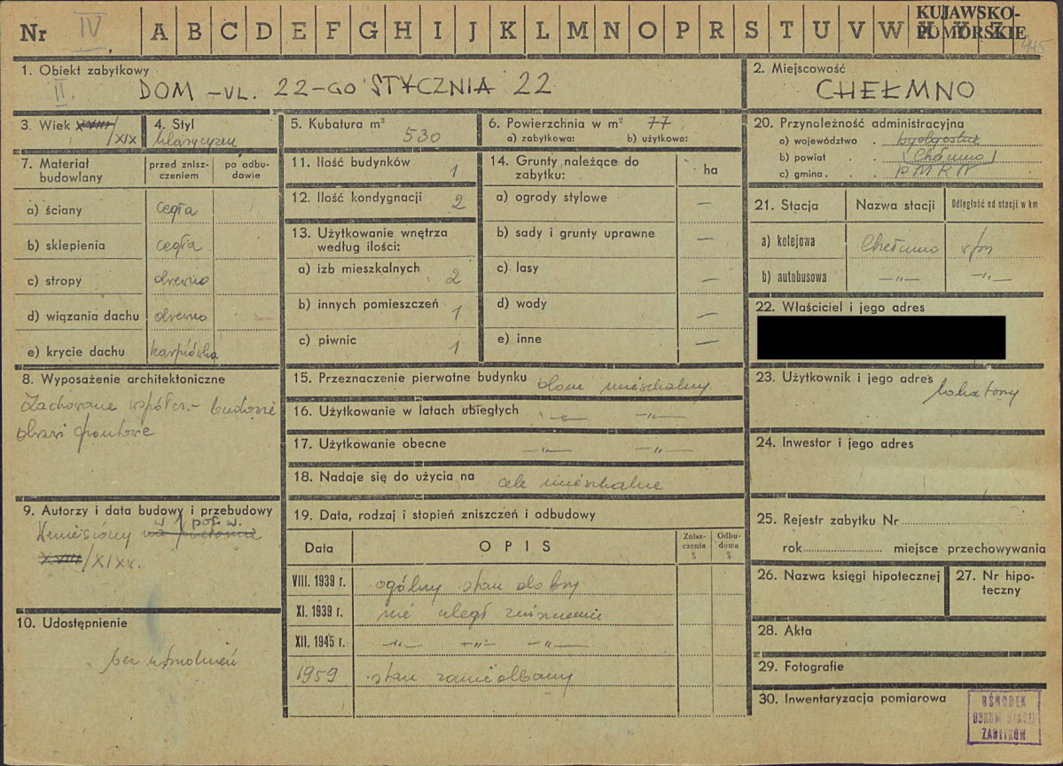 KZ - Karta zielona, skan nr 1