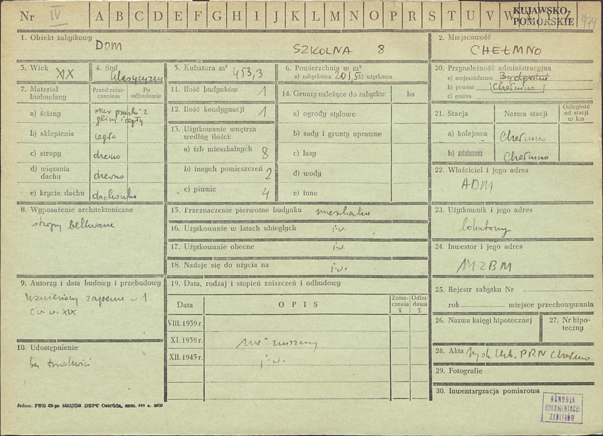 KZ - Karta zielona, skan nr 1