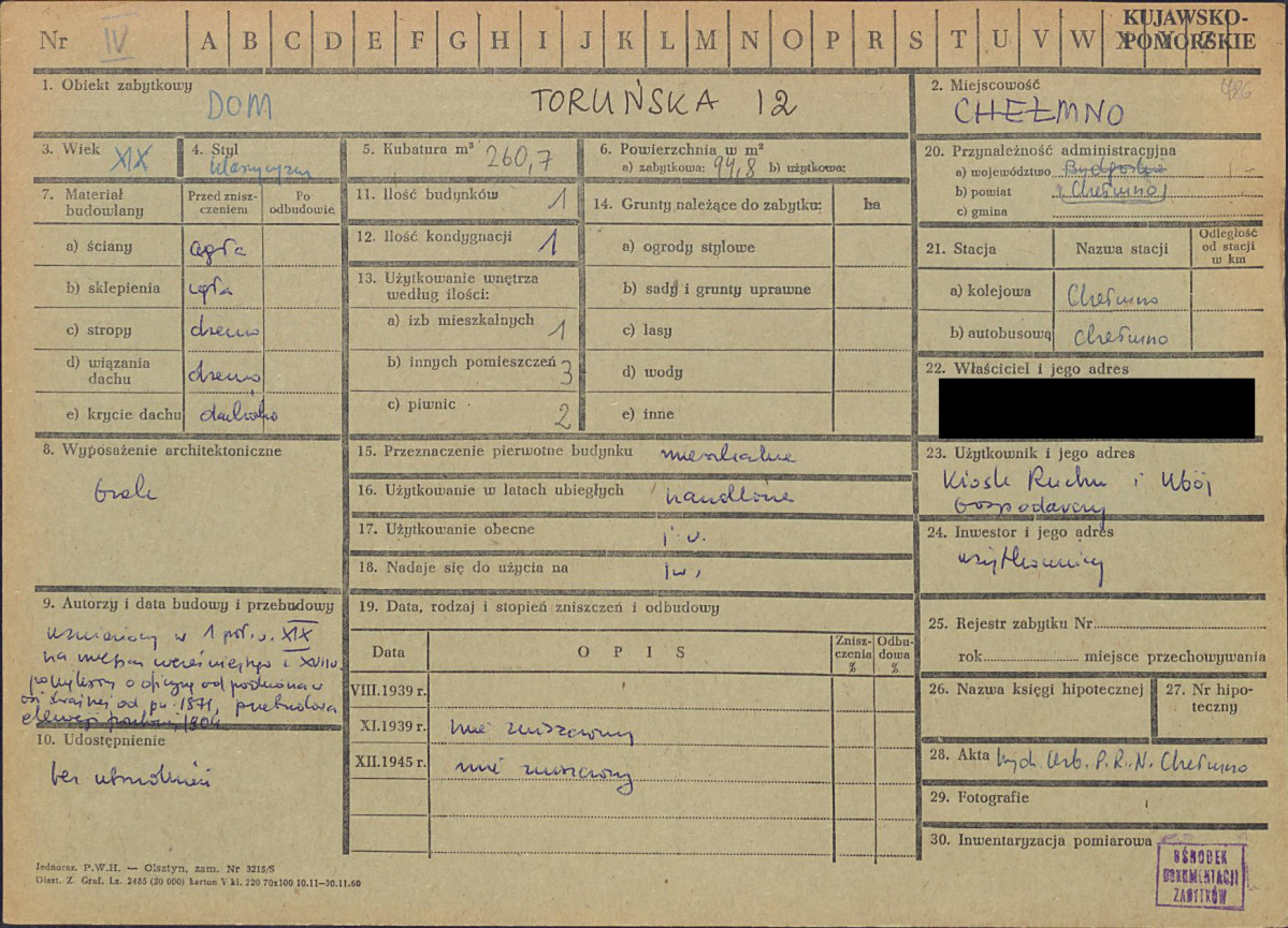 KZ - Karta zielona, skan nr 1