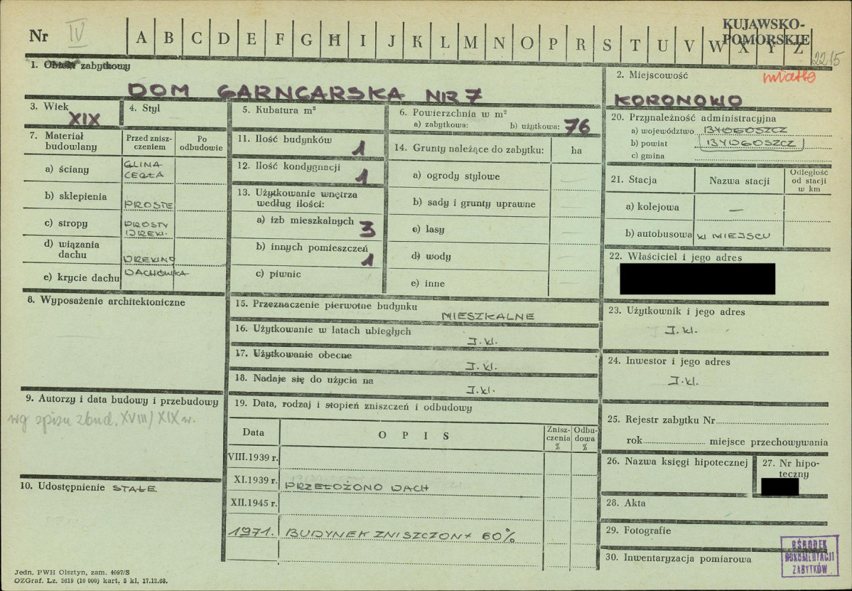 KZ - Karta zielona, skan nr 1