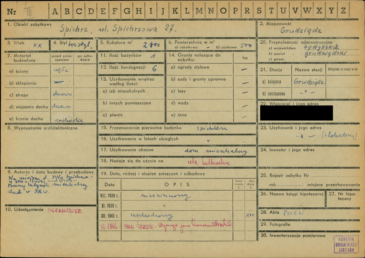 KZ - Karta zielona, skan nr 1