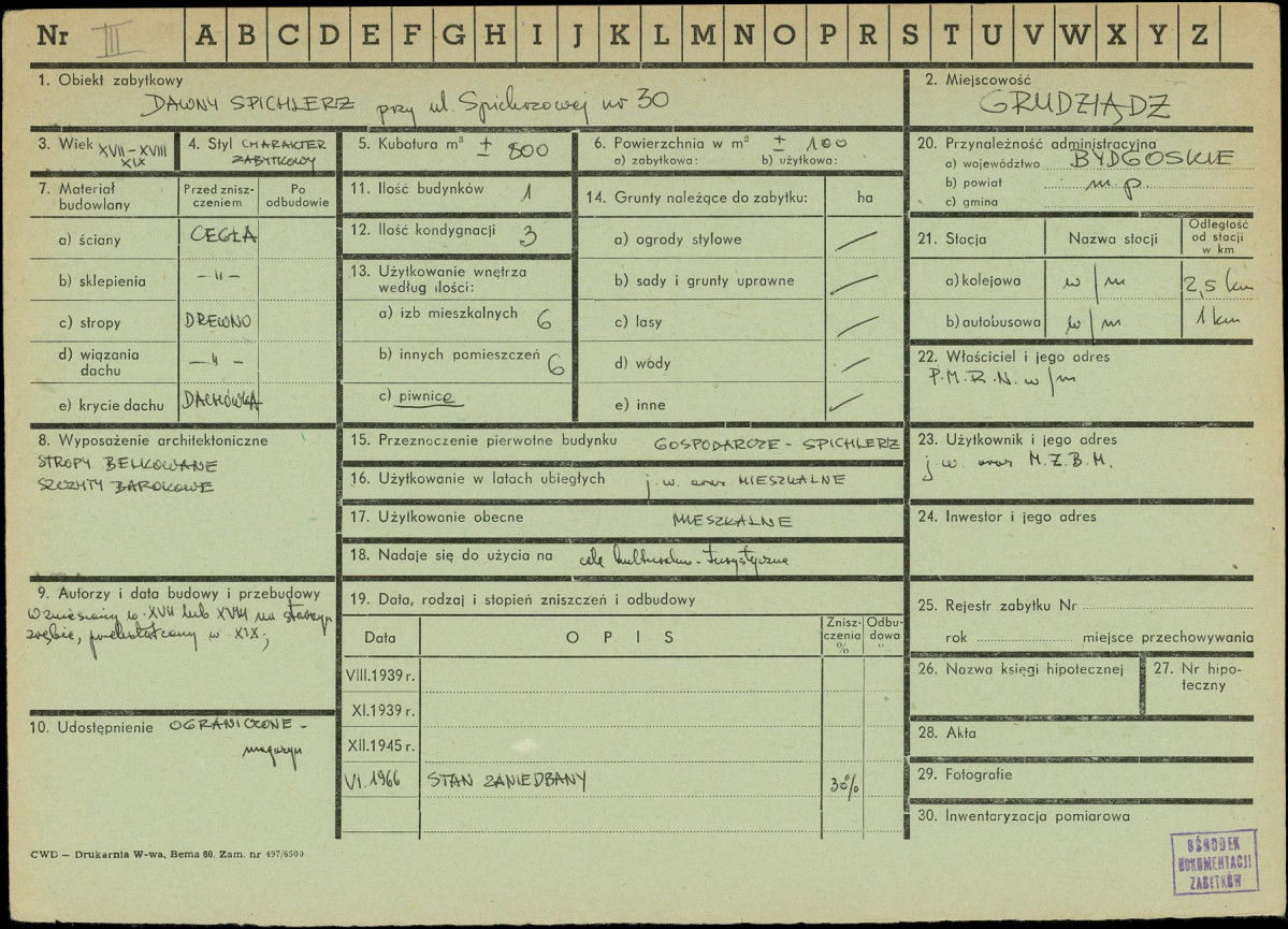 KZ - Karta zielona, skan nr 1