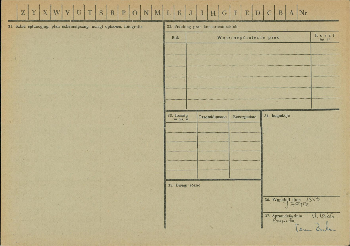 KZ - Karta zielona, skan nr 2