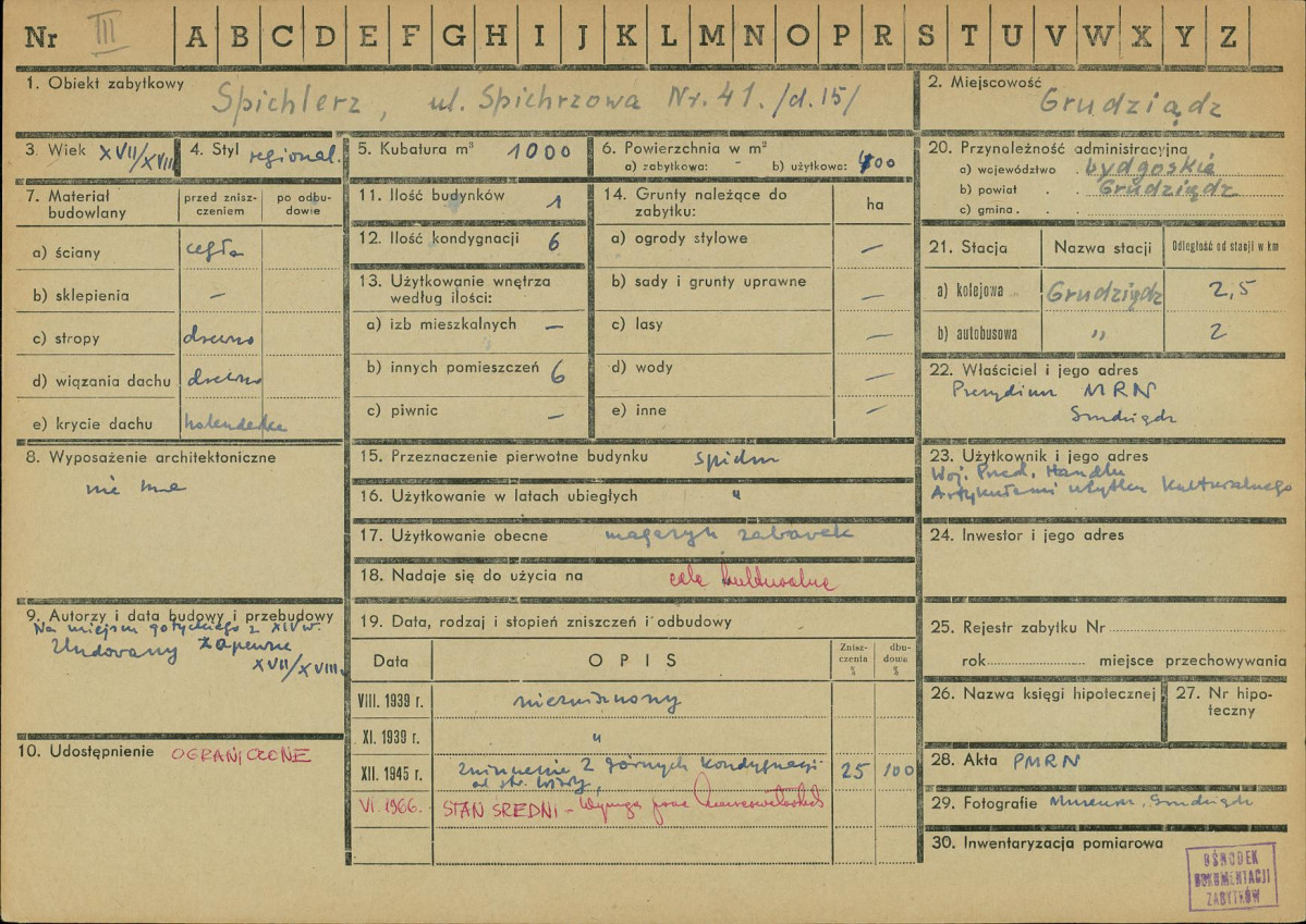 KZ - Karta zielona, skan nr 1