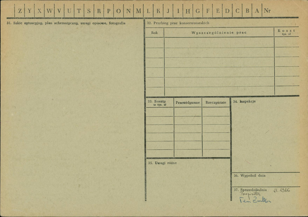 KZ - Karta zielona, skan nr 2