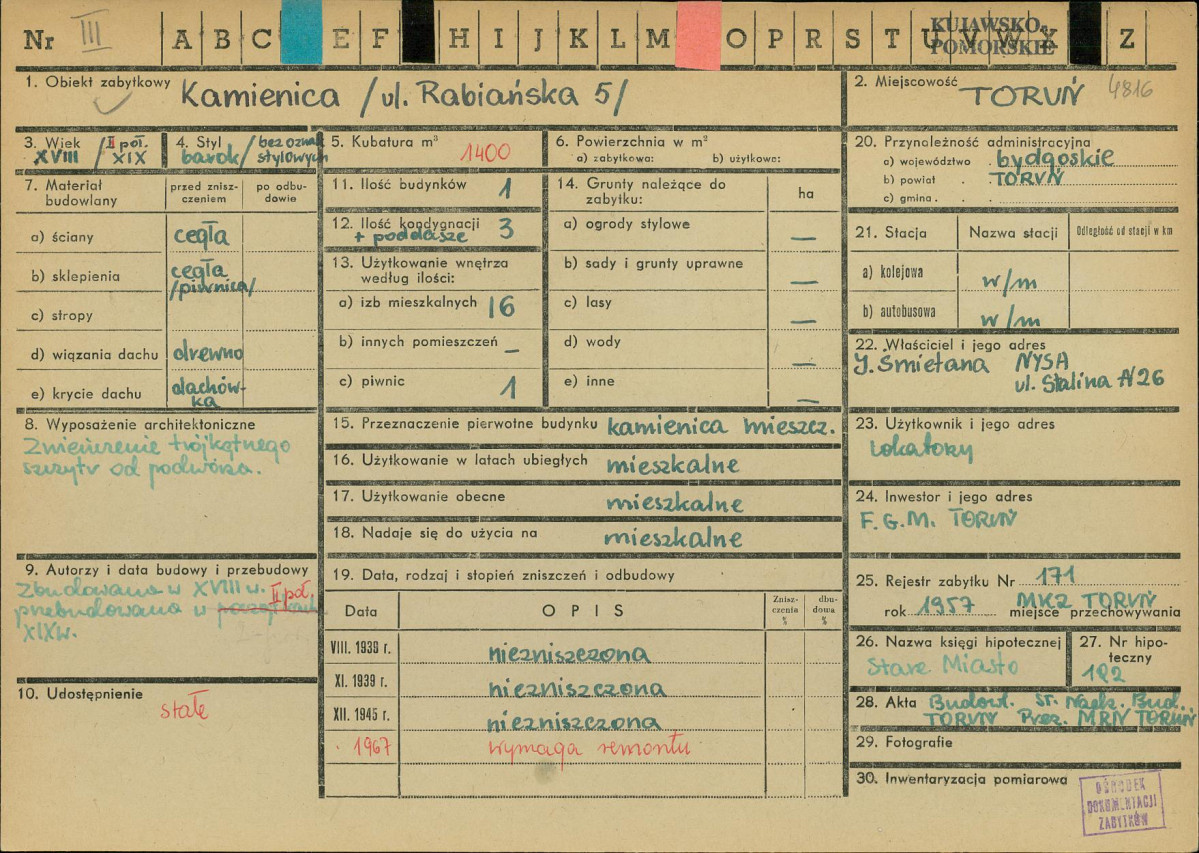 Karta zielona, skan nr 1