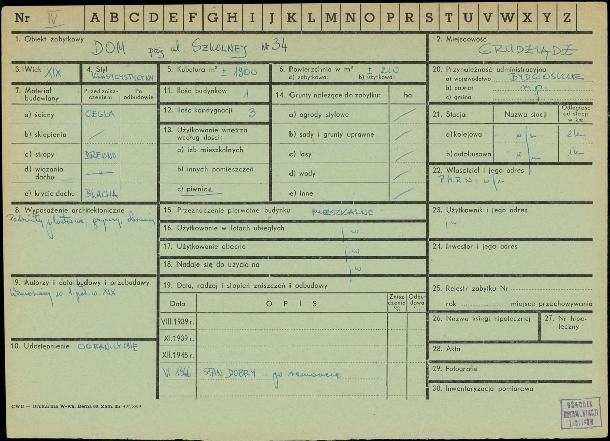 Karta zielona, skan nr 1