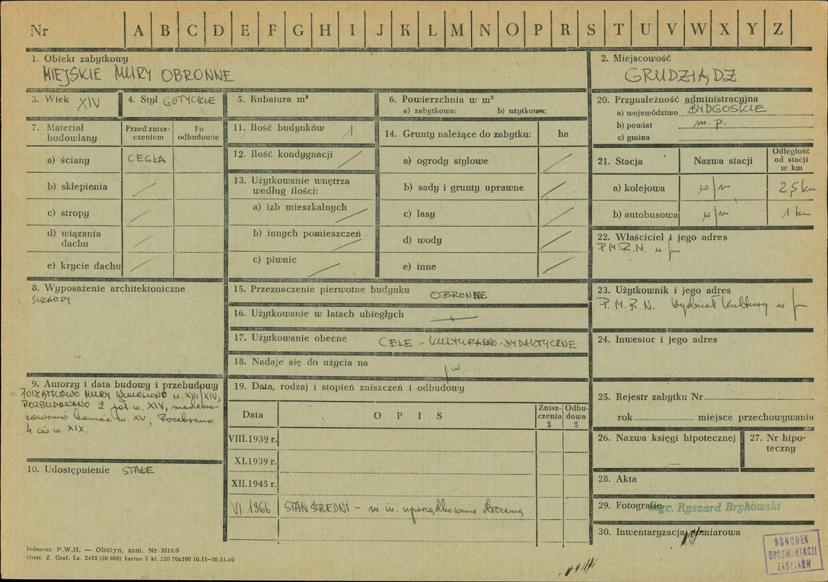KZ - Karta zielona, skan nr 1