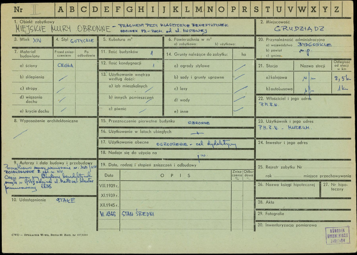 KZ - Karta zielona, skan nr 1